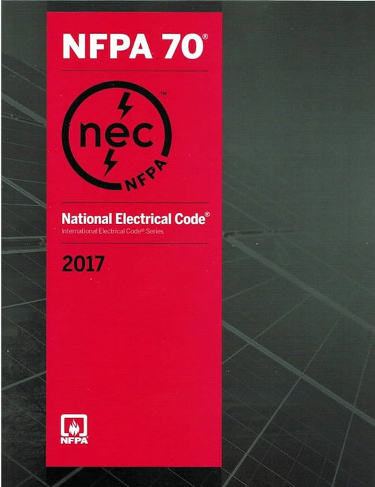 NFPA 70 National Electrical Code 2017 with tabs